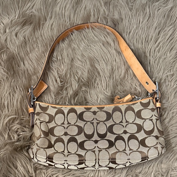 Coach Tabby Leather Signature Shoulder Bag small - Picture 3 of 12